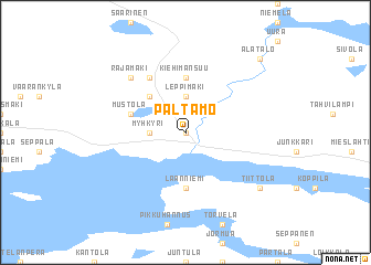 map of Paltamo