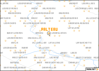 map of Palteau