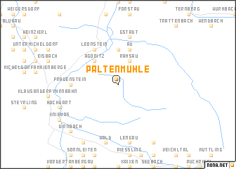 map of Paltenmühle