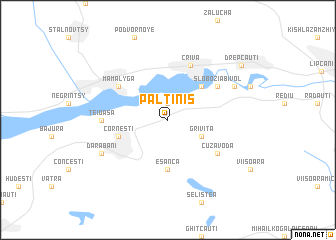 map of Păltiniş