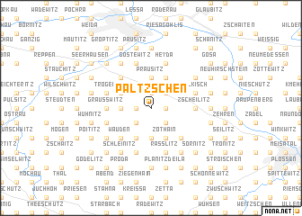 map of Paltzschen