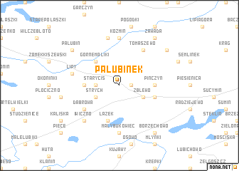 map of Pałubinek