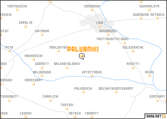 map of Palubniki