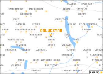 map of Pałuczyna