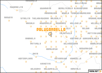 map of Palugama-ella