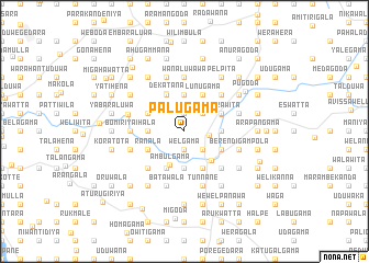 map of Palugama