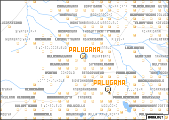 map of Palugama