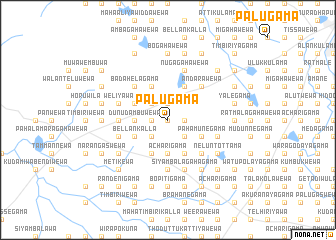 map of Palugama