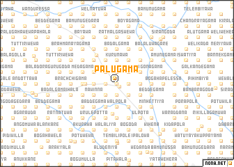 map of Palugama