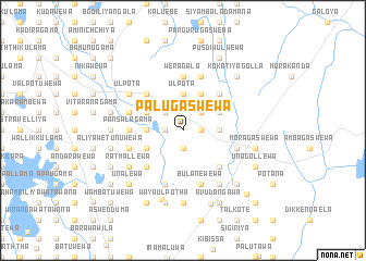 map of Palugaswewa