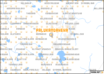 map of Palukanda Wewa