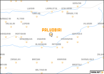 map of Paluobiai