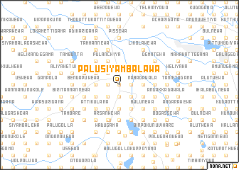 map of Palu Siyambalawa