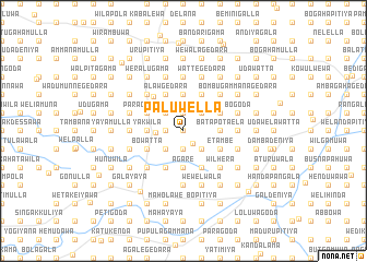 map of Paluwella