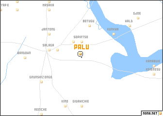 map of Palu