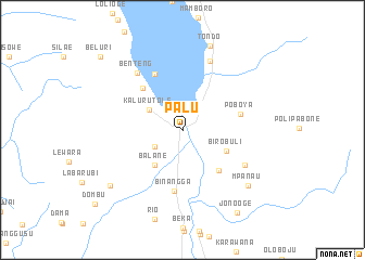 map of Palu