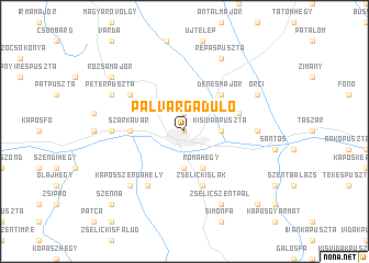 map of Pálvargadůlő