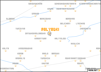 map of Palyadki