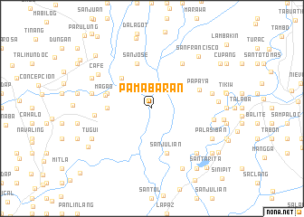 map of Pamabaran