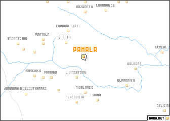 map of Pamalá