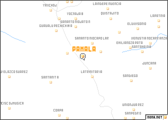 map of Pamalá