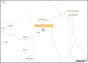 map of Pamangara