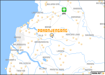 map of Pamanjengang