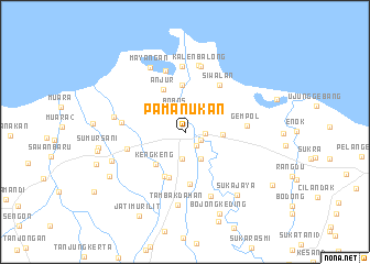 map of Pamanukan