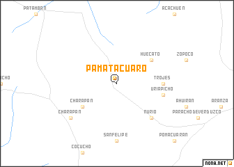 map of Pamatácuaro