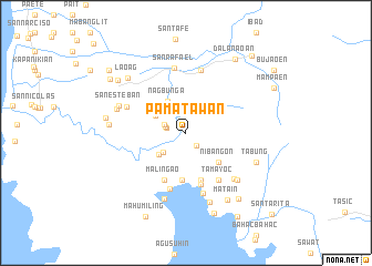 map of Pamatawan