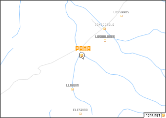 map of Pama