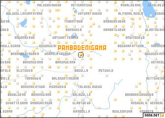 map of Pambadenigama