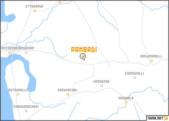 map of Pāmbādi