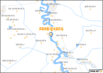 map of Pambıqkǝnd