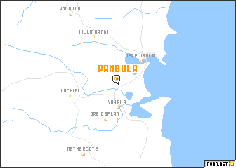 map of Pambula