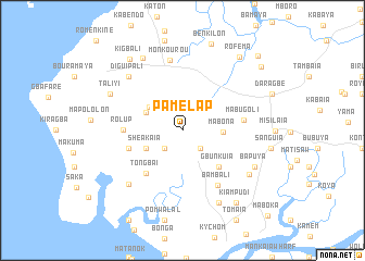 map of Pamelap