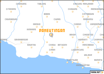 map of Pameutingan