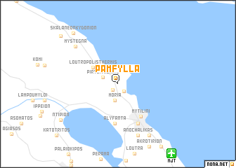 map of Pámfylla