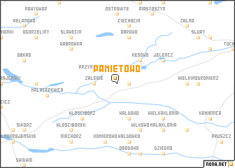 map of Pamiętowo