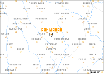 map of Pamijahan