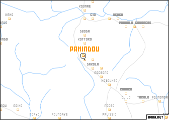 map of Pamindou