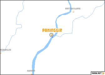 map of Paminggir