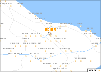 map of Pamis