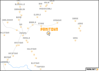 map of Pami Town