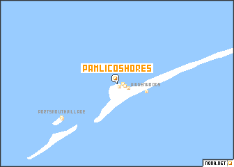 map of Pamlico Shores