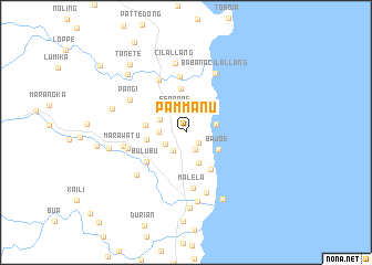 map of Pammanu
