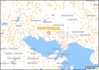 map of Pamnamu-gol