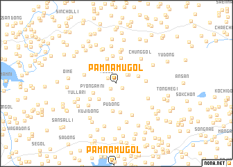 map of Pamnamu-gol