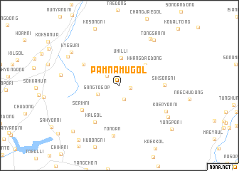 map of Pamnamu-gol