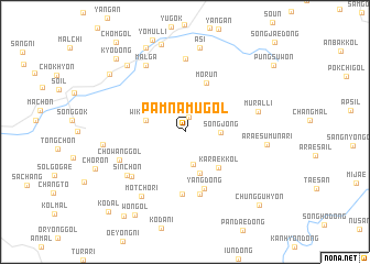 map of Pamnamu-gol